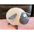 thumbnail image 1 of 2023 Soft/ Cartoon/ Cute/lamb Plush Toy/ Big Eyes Funny Expression Round Lamb Doll/ Children's Birthday GiftBlack20cm Deng Xun unisex, 1 of 2