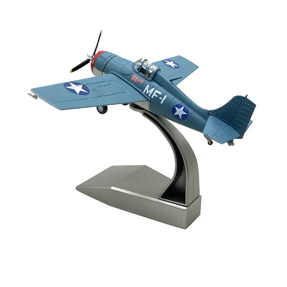 GUYUTING WWII US Navy F4F Wildcat Fighter Model 1:72 Scale Alloy Diecast for Display Collection Gift