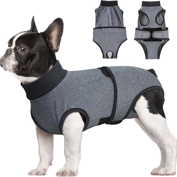 Dog Recovery Suit After Spay/Neuter, Pet Surgery Recovery Wear for Dogs, E-Collar Alternative, Breathable Protective Clothing to Prevent Licking Wounds, Surgical Onesie for Post-Operation Care