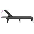 thumbnail image 5 of vidaXL Sun Lounger Anthracite 186x60x29 cm PP, 5 of 5