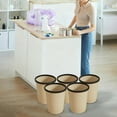 thumbnail image 3 of WMQPNNS New Trending Durable Hollow Can with Lid for Kitchen Bathroom Waste Odor Control and Easy Cleaning Garbage Container Todays Deals Clearance Sale, 3 of 5