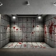 thumbnail image 3 of Horror Halloween Scary Blood Splatter Backdrop Red Blood Dripping Ghost Shadow Zombie Vampire Photography Background Studio, 3 of 3