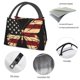 thumbnail image 4 of Fotbe Patriotic USA Butterfly Art Bolsa Térmica Portátil con Estampado, Bolsa de Entrega de Alimentos Aislada, Bolsa Reutilizable de Gran Capacidad para Comidas y Supermercado, 4 of 6