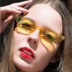 thumbnail image 3 of Gafas de sol Ojo de gato Transparente Protección UV Gafas de sol para mujer, 3 of 4