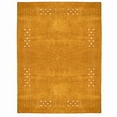 thumbnail image 5 of Rugsotic Carpets Handmade Rugs Hand Knotted Loom Rectangle 9'x12' Gold Silk Mix for Indoor Use, 5 of 5