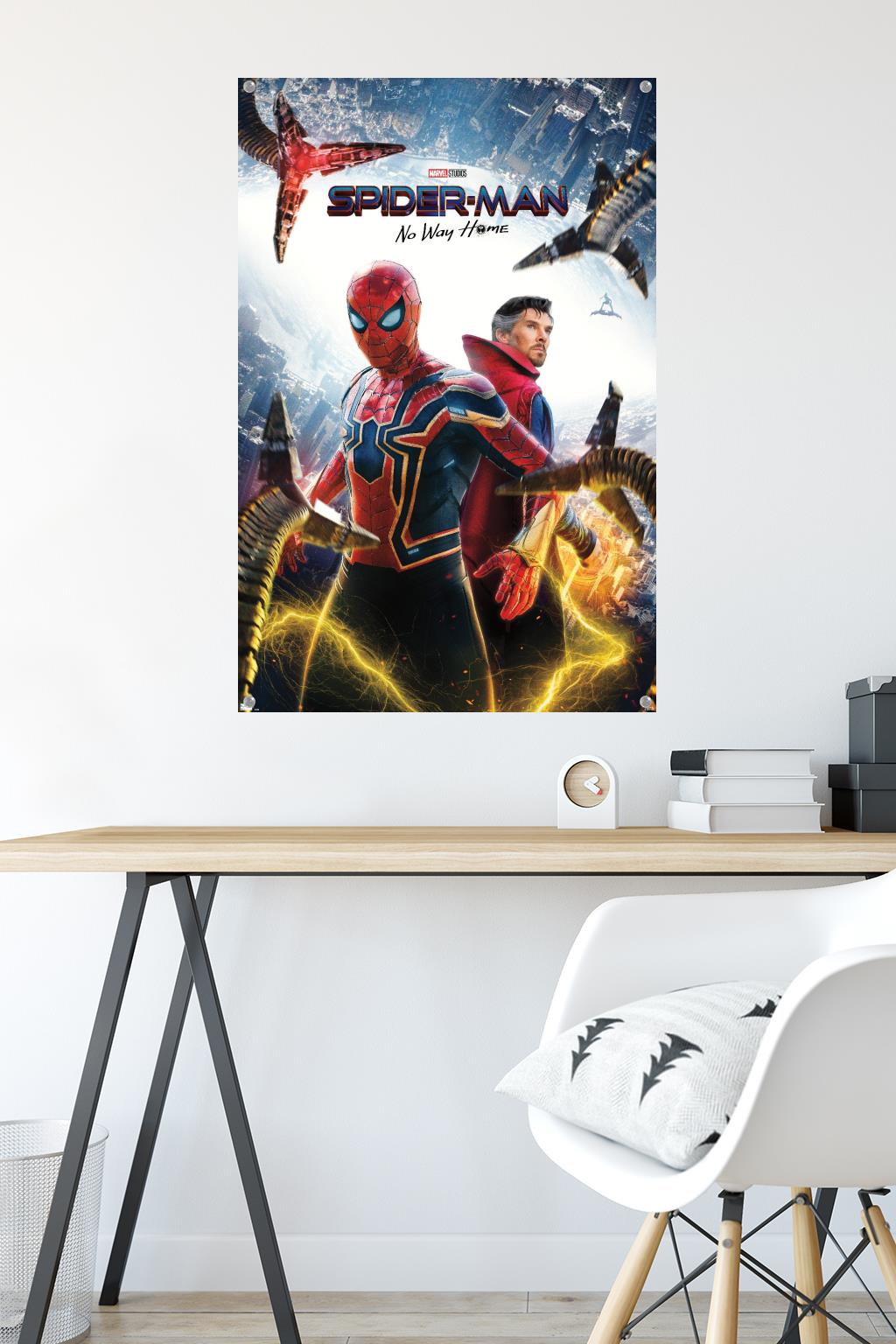 at Home Spiderman Canvas 16.0 x 1.3 x 16.0 Wall Art
