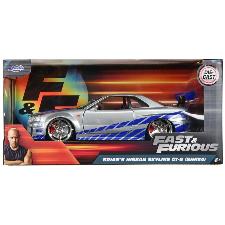Jada SKYLINE GT-R R34 1／24 JADA GODZILLA NISSAN GT-R R34 1/24 DIECAST MODEL CAR RED