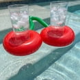 thumbnail image 7 of Inflatable Fruit Cup Holder, Cherry Shaped PVC Floating Drink Rack, Leakproof Water Beverage Stand, Pool Accessory for Seaside Swimming Pool Party Decoration, 7 of 7