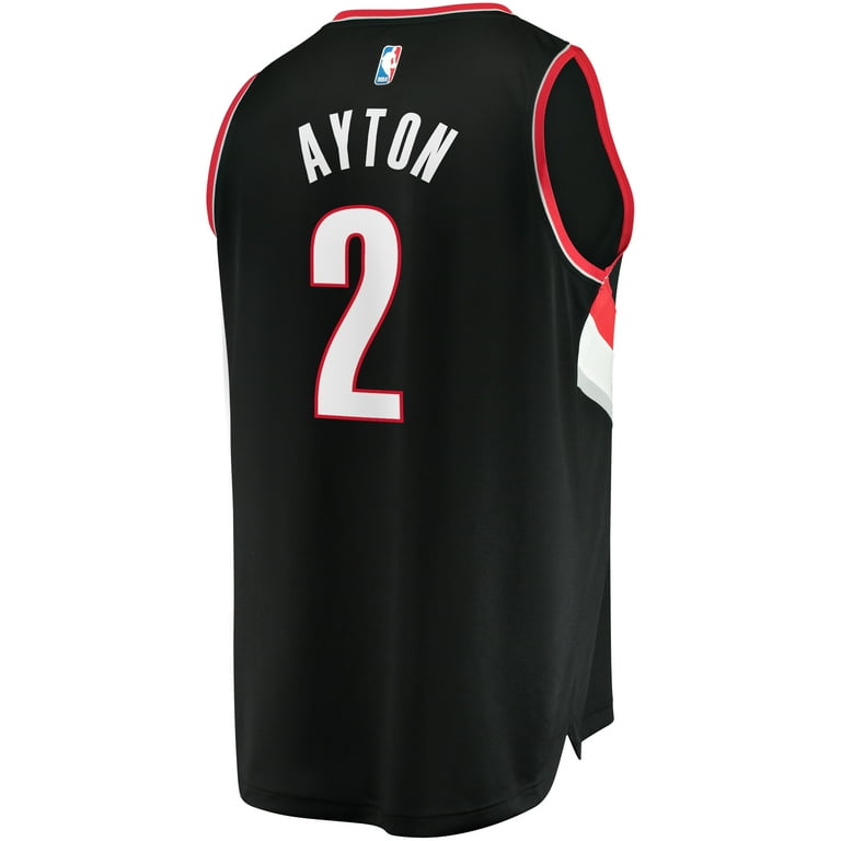 Men's Fanatics Deandre Ayton Black Portland Trail Blazers Fast