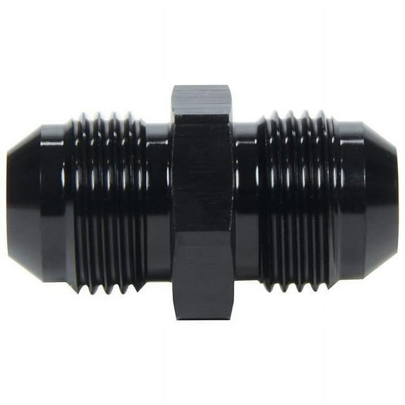 Allstar Performance ALL49716 Fitting - Adapter - Straight -16AN Male to -16AN Male - Aluminum - Blk Anodized - Each
