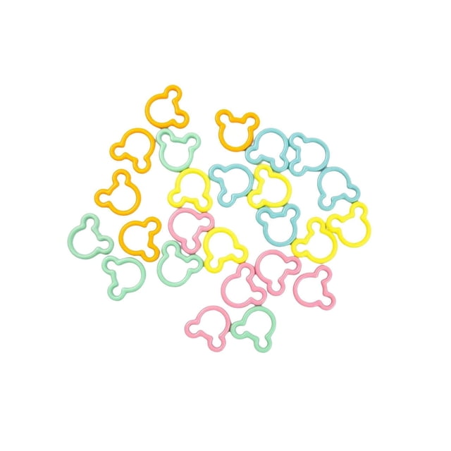 30Pcs Stitch Markers Handmade Craft Zinc Alloy DIY Bear Shape for Home