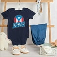 thumbnail image 3 of Captain Boricua Puerto Rican America Romper Boys or Girls Infant Baby Brisco Brands NB, 3 of 6