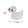 thumbnail image 3 of 100Pcs Glow in Dark Ducks Ornaments, Mini Resin Ducks for Party Decoration, Glow in The Dark Duck Figures, Tiny Ducks for Diy Micro Landscape Fairy Garden Dollhouse, 3 of 4