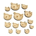 thumbnail image 1 of Kawaii Narwhal Wood Mini Charms Shapes DIY Craft Jewelry - With Hole - 30mm (6pcs), 1 of 7
