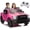 Pink, variant on Urday 24V Kids Dodge RAM 2500 Ride On Truck 160W Dual Motors for Aged 3-6 w/ Remote