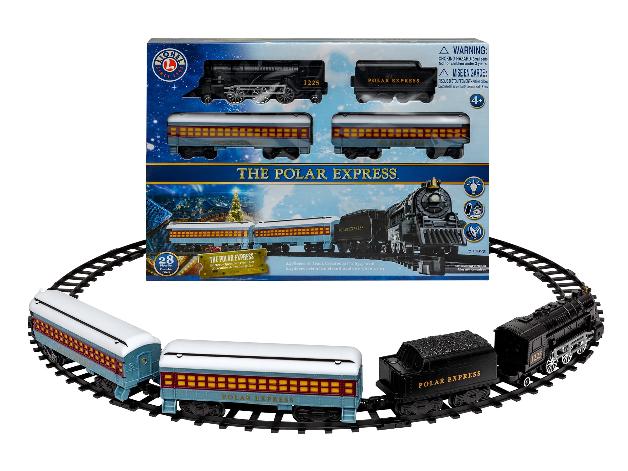 Santa Express Train Set Walmart Open Box Lionel Trains The Polar