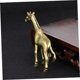 thumbnail image 5 of unbranded Adorno De Jirafa En Latón Dorado Con Detalles Exquisitos Para Creativa, 5 of 8