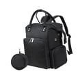 thumbnail image 3 of Bolsa de tejer mochila para ganchillo impermeable portátil hilo negro, 3 of 9
