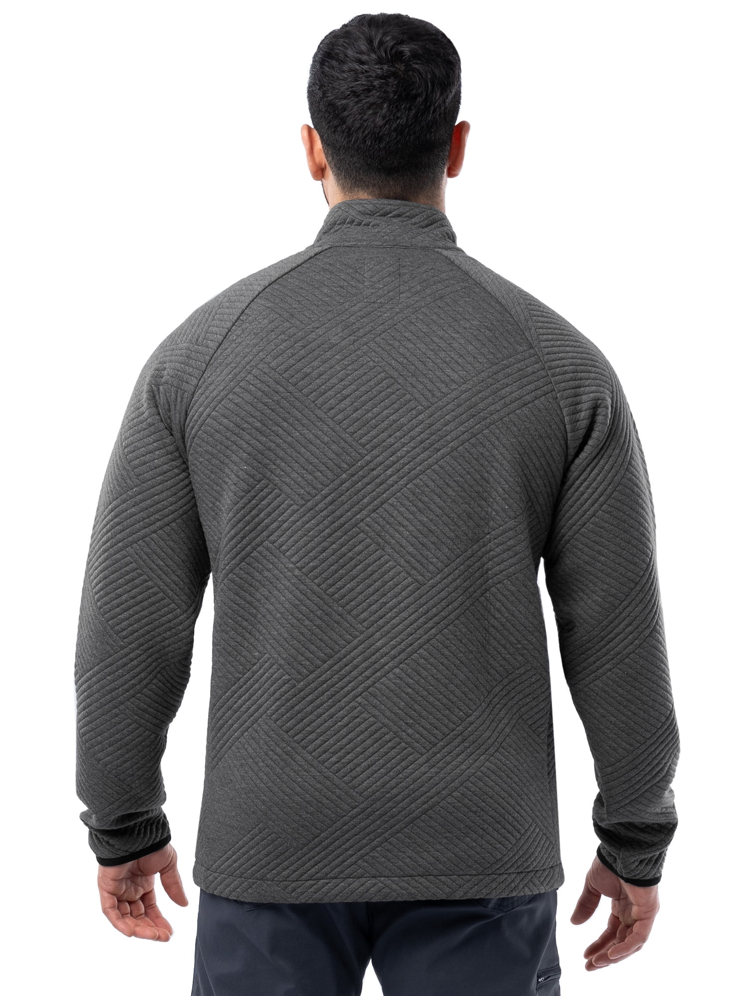 Wrangler ATG Men's Performance Long Sleeve Full-zip Cable Trailblazing Sweater Jacket, Size S-2XL