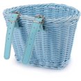 thumbnail image 4 of Cesta de bicicleta para niños, accesorios delanteros para bicicleta, cesta de mimbre tejida para bicicleta con serpentinas de manillar (hy), 4 of 4