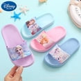 thumbnail image 2 of Sandalias y pantuflas para niños de Disney, niñas congeladas, baño interior para el hogar, princesa, elsa, anna, zapatillas 170-plantilla de 17cm Gao Jinjia LED, 2 of 2