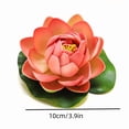 thumbnail image 3 of 1 Piece Floating Foam Lotus Flower with Leaf, Artificial EVA Water Lily for Pond Pool, Realistic Fake Lotus for Spring Garden Decor Dance Prop Home Vase Decoration, 3 of 7