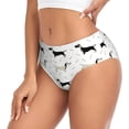 thumbnail image 2 of Balery Dachshund Dog Ropa Interior de Algodón para Mujer con Dibujo – Braguitas Cómodas y Elásticas, Estilo Clásico-3X-Large, 2 of 6