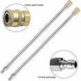 thumbnail image 4 of 2 Pack Pressure Washer Extension Wands, Gutter Cleaning Tools, Compatiblement Telescopic Lance, Window Cleaning Nozzles_High-quality, 4 of 5