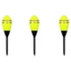 thumbnail image 1 of Greeniant 3 uds flotadores de pesca boya de palo de luz portátil Durable corriente río suministro Bobber accesorios Fluctuate suministros Pescar Amarillo, 1 of 6