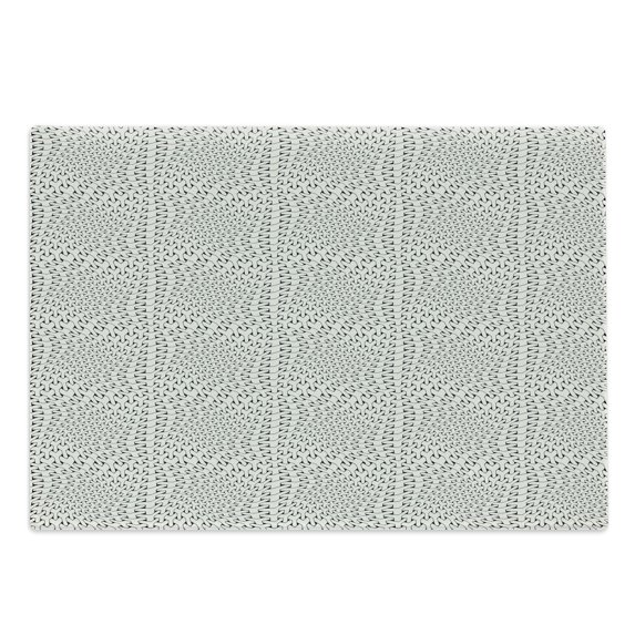 1990s Cutting Board, Abstract Grid Design with Geometric Shape Pattern Retro Inspirations Monochrome, Decorative Tempered Glass Cutting and Serving Board, in 3 Sizes, by Ambesonne