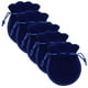 thumbnail image 1 of Mini Bolsas para Embalaje VelvtyBlue 5Pzas White 7x9cm Terciopelo Bolsa en Forma de Calabaza., 1 of 1