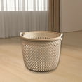 thumbnail image 4 of Laundry Hamper , Large Dividers Clothes Basket with Handles for Bedroom, Laundry Room, Closet, Bathroom, College, Beige, 4 of 8