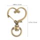 thumbnail image 2 of YSNOOWE 10Ud Clips Giratorios Dorados Para Manualidades Y Llaveros Con Durabilidad, 2 of 6