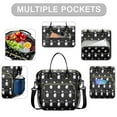 thumbnail image 2 of Polar Bear Pattern Lunch Bag – Waterproof Insulated Cooler Tote with Wild Bear Design, Foldable Leakproof Lunch Box for Outdoor, Work, or School, 2 of 6