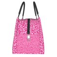 thumbnail image 4 of Vsdgher Leopard Print Insulated Reusable Bags with Sturdy Zipper and Handles, Foldable Totes for Hot or Cold Food Bring or Delivery, 4 of 8