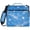 Sky Blue Flashing Pattern, variant on Zipper Binder with Shoulder Strap 2 inch 3 Ring Waterproof File Folder Organizer Bag 500 Sheet Pink Flashing Pattern