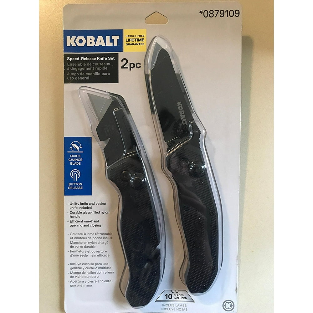 Kobalt 5in 11Blade Utility Knife Pocket Knife Set