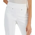 thumbnail image 2 of JM Collection Petite Tummy Control Pull On Ankle Pants Bright White PXL, 2 of 4