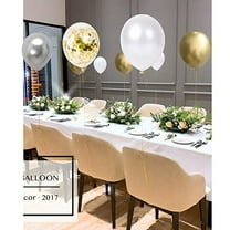 FONDOTIN Chic Latex Confetti Balloons Assorted Color for Festival and Party 50Pcs