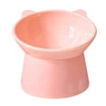 thumbnail image 2 of Cat Food Bowl Elevated Tilted Raised Easy To Clean Pets Feeder Water Bowl for Small Dogs Pink, 2 of 13
