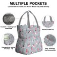 thumbnail image 3 of Unicorn Princess Castle Pattern Drawstring Lunch Bag Women - Drawstring Lunch Bag Insulated for Work Office - Stain-Resistant Large Lunchbags for Women with Multi-Pockets, 3 of 6