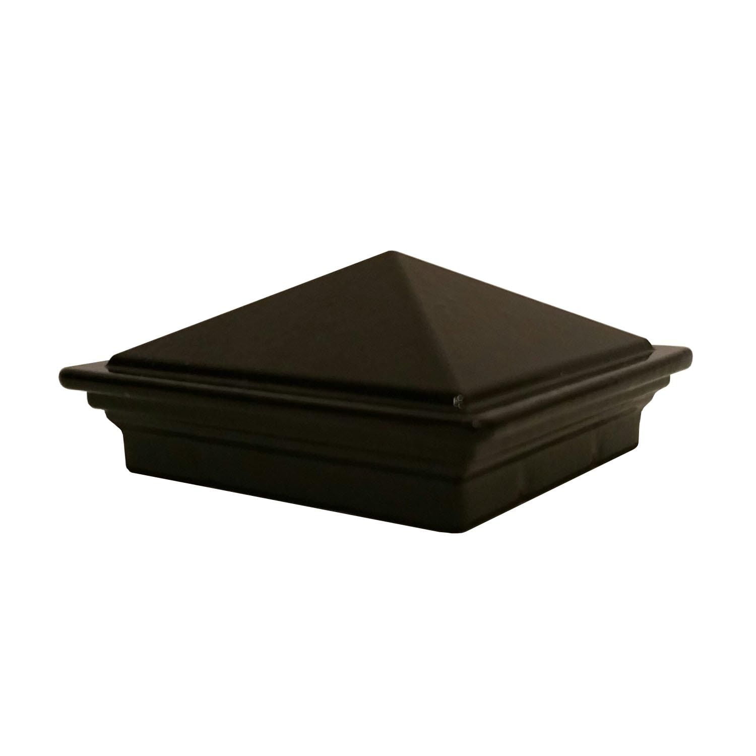 Nuvo Iron Pyramid Ornamental Aluminum Post Cap for 2" x 2" Metal Posts