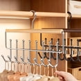 thumbnail image 6 of Goodw7 Wooden Wave Hanger for Closet, 8 Hook Space Saving Clothes Rack with Swivel Hook, Multifunctional Organizer for Belts Ties Scarves in Bedroom Dorm Apartment, 6 of 6
