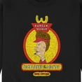 thumbnail image 3 of Beavis & Butthead - Employee Of The Month Butthead - Men's Crew Neck Fleece Pullover, 3 of 5