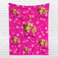 Personalized Dog Blanket with Picture, Custom Face Photo Blankets