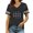 AB226 Dark Gray, variant on Women'S Halloween Short Sleeve T Shirts Pumpkin Print V Neck Graphic Tops Comfortable Ladies Halloween Theme Party Tees Shirts Orange Size Xl