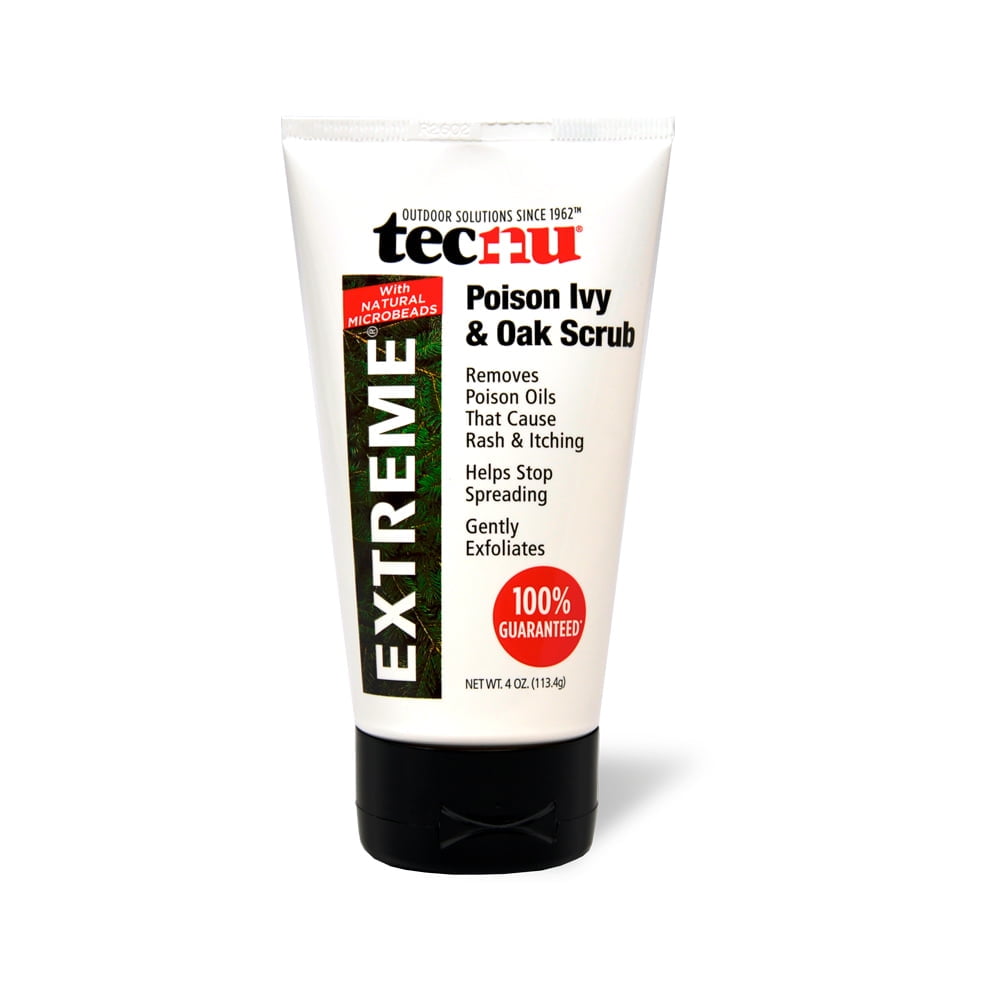 Tecnu Extreme Poison Ivy & Oak Scrub Remove Poisonous Plant Oil 4Oz, 6-Pack