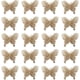 thumbnail image 1 of 20 piezas de adornos navideños con mariposas brillantes, adornos colgantes para árbol de Navidad con mariposas brillantes en 3D, decoración de mariposas artificiales huecas con clips y tallos para cor, 1 of 7