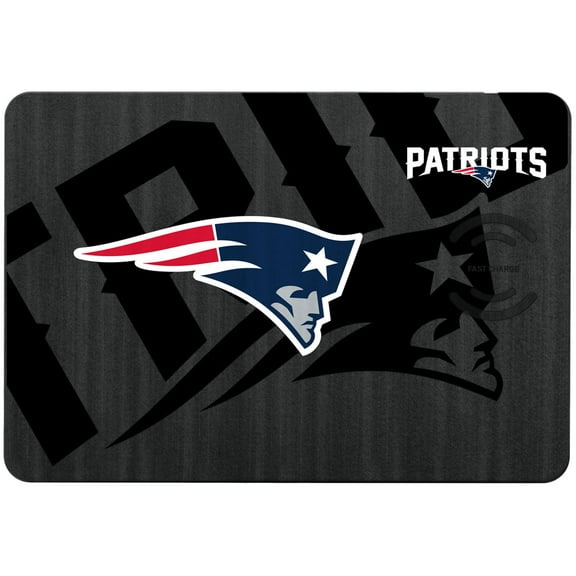 Keyscaper New England Patriots 15W Fast Wireless Charger and Mouse Pad