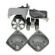 thumbnail image 2 of Conjunto de Ruedas de repuesto para equipaje maleta carrito de viaje 2 unidades A78 gris perfecl, 2 of 5